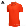 Hoogwaardige vrouwen mannen golfpolo shirt